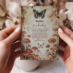 Butterfly Mushroom Woodland Naturbücher für Baby Begleitkarte