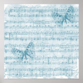 Butterfly Musical Romance Blue Poster (Vorne)