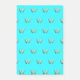 Butterfly-Muster Postit-Notizen Post-it Klebezettel