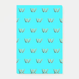 Butterfly-Muster Postit-Notizen Post-it Klebezettel
