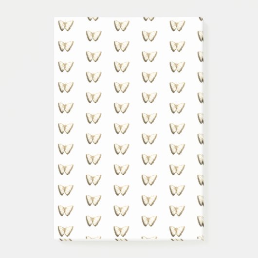 Butterfly-Muster Postit-Notizen Post-it Klebezettel (Vorderseite)