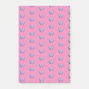 Butterfly-Muster Postit-Notizen Post-it Klebezettel