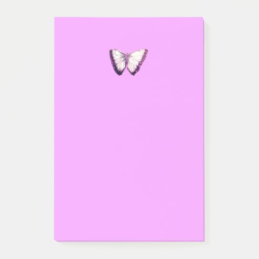 Butterfly-Muster Postit-Notizen Post-it Klebezettel (Vorderseite)