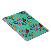 Butterfly-Muster-Textur Notizblock (Rechte Seite)
