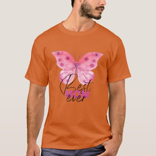 Butterfly Mütter Day T-Shirt (Vorderseite)