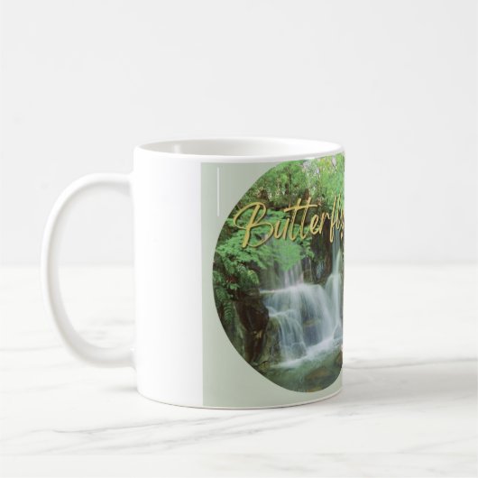 Butterfly 'n Wasserfall Tasse (Links)