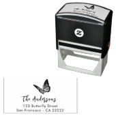 Butterfly Name Rücksendeadresse Permastempel (Beispiel)