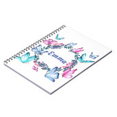 Butterfly Name Spiral Foto Notebook Notizblock
