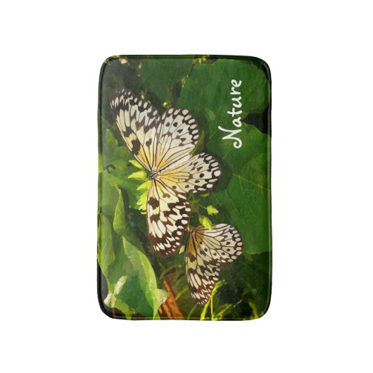 Butterfly Nature Bath Matts Badematte (Vorderseite Vertikal)