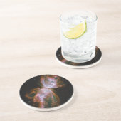 Butterfly-Nebel Sandstein Untersetzer (Seite)