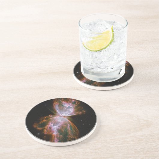 Butterfly-Nebel Sandstein Untersetzer (Seite)