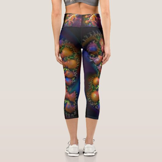 Butterfly nebula capri leggings (Rückseite)