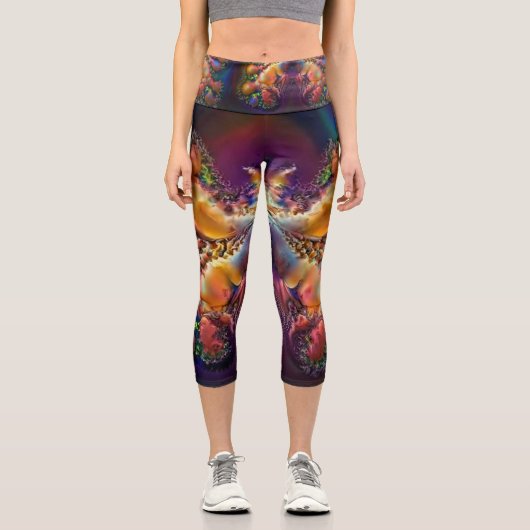 Butterfly nebula capri leggings (Vorderseite)