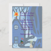 Butterfly Night of Liebe and Light Lamp Wedding Einladung (Rückseite)