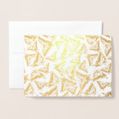 Butterfly-Note Folienkarte (Vorderseite mit Umschlag)