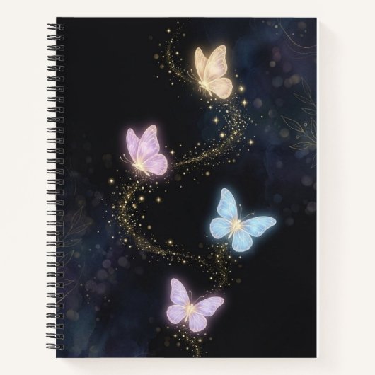 Butterfly Notebook – Magical Colorful Butterflies Notizblock (Vorderseite)
