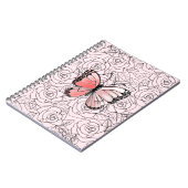 Butterfly-Notebook Notizblock (Linke Seite)