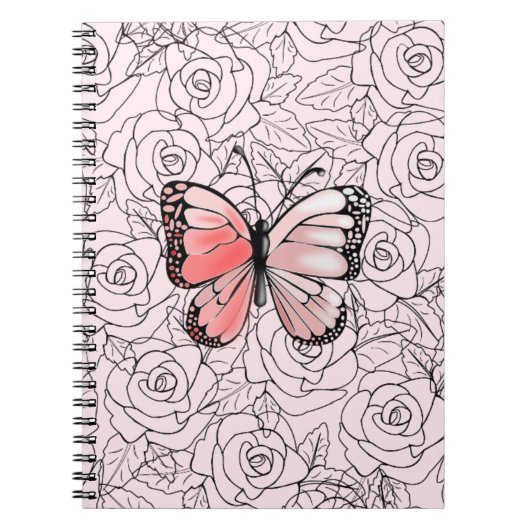 Butterfly-Notebook Notizblock (Vorderseite)