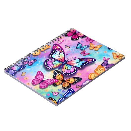 Butterfly notebook notizblock (Linke Seite)