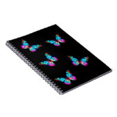 Butterfly-Notebook schwarz Notizblock (Rechte Seite)