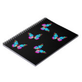 Butterfly-Notebook schwarz Notizblock (Linke Seite)