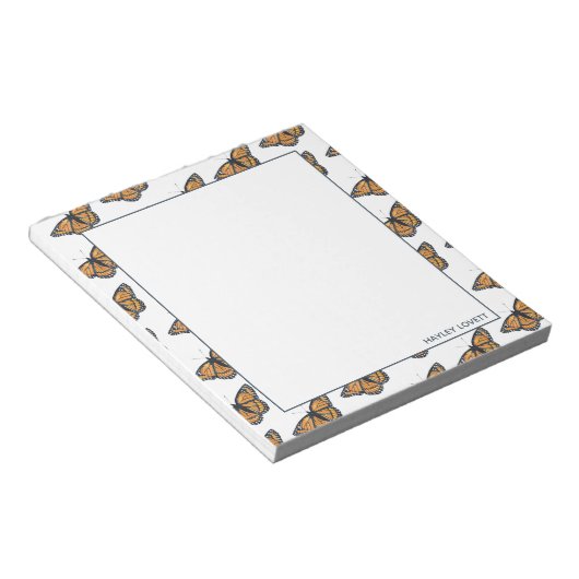 Butterfly Notepad Notizblock (angewinkelt)
