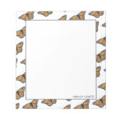 Butterfly Notepad Notizblock (Vorderseite)