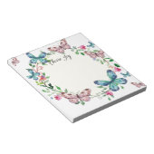 Butterfly Notepad Notizblock (angewinkelt)