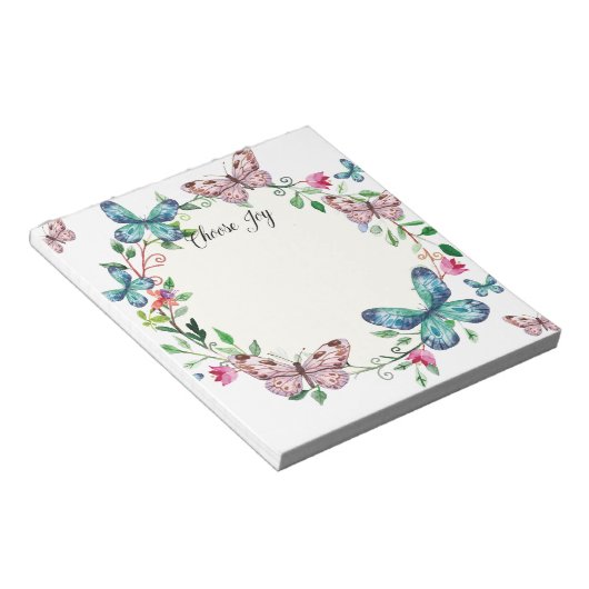 Butterfly Notepad Notizblock (angewinkelt)