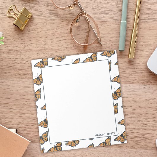 Butterfly Notepad Notizblock