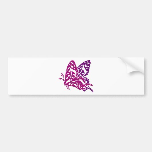 Butterfly_Notes Autoaufkleber (Vorne)