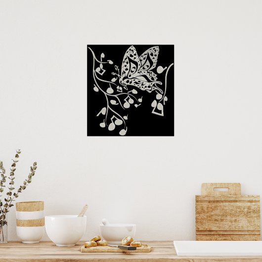 Butterfly_Notes Poster (Küche)