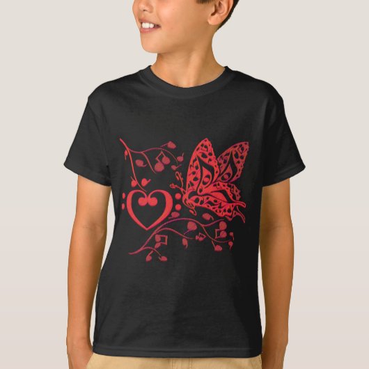 Butterfly_Notes T-Shirt (Vorderseite)