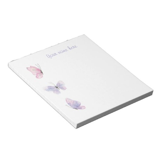 Butterfly-Notizblock Notizblock (angewinkelt)