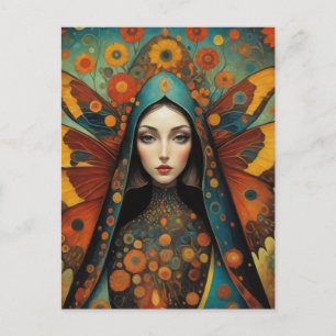 Butterfly Nun Postkarte