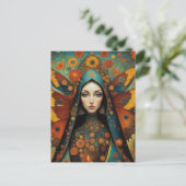 Butterfly Nun Postkarte (Stehend Vorderseite)