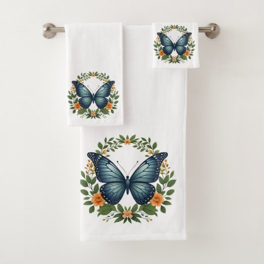 Butterfly Oasis Badhandtuch Set (Insitu)