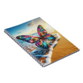 Butterfly on beach notizblock (Rechte Seite)