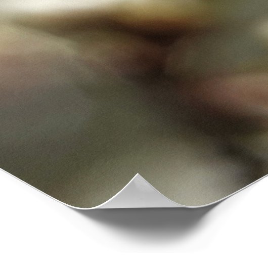 Butterfly on Blossoms, Scripting Verse Poster (Ecke)