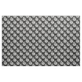 Butterfly On Blume Design - Schwarz Stoff (Yard (91,4 cm))