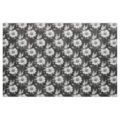 Butterfly On Blume Design - Schwarz Stoff (Fat Quarter (45,7 x 55,9 cm))