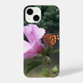 Butterfly on Rose of Sharon iPhone Case iPhone Hülle (Rückseite)