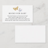 Butterfly on Way Books for Baby Begleitkarte (Vorne/Hinten)