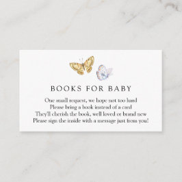 Butterfly on Way Books for Baby Begleitkarte