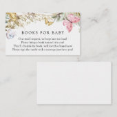 Butterfly on Way Books for Baby Enclosure Begleitkarte (Vorne/Hinten)