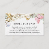 Butterfly on Way Books for Baby Enclosure Begleitkarte (Vorderseite)