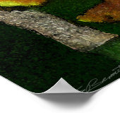 Butterfly Orchid Art Poster - 24x36 - andere Größe (Ecke)