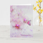 Butterfly Orchid Thinking of You Karte (Gelbe Blume)