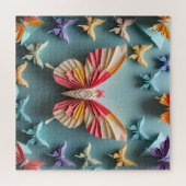 Butterfly Origami Puzzle (Horizontal)