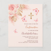 Butterfly-Pampas-Bestätigung Einladung (Vorderseite)